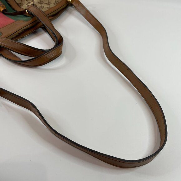 For love2calcar Gucci Brown GG Canvas 2-ways Bag sku# 85768 (gently used) - Picture 13 of 15